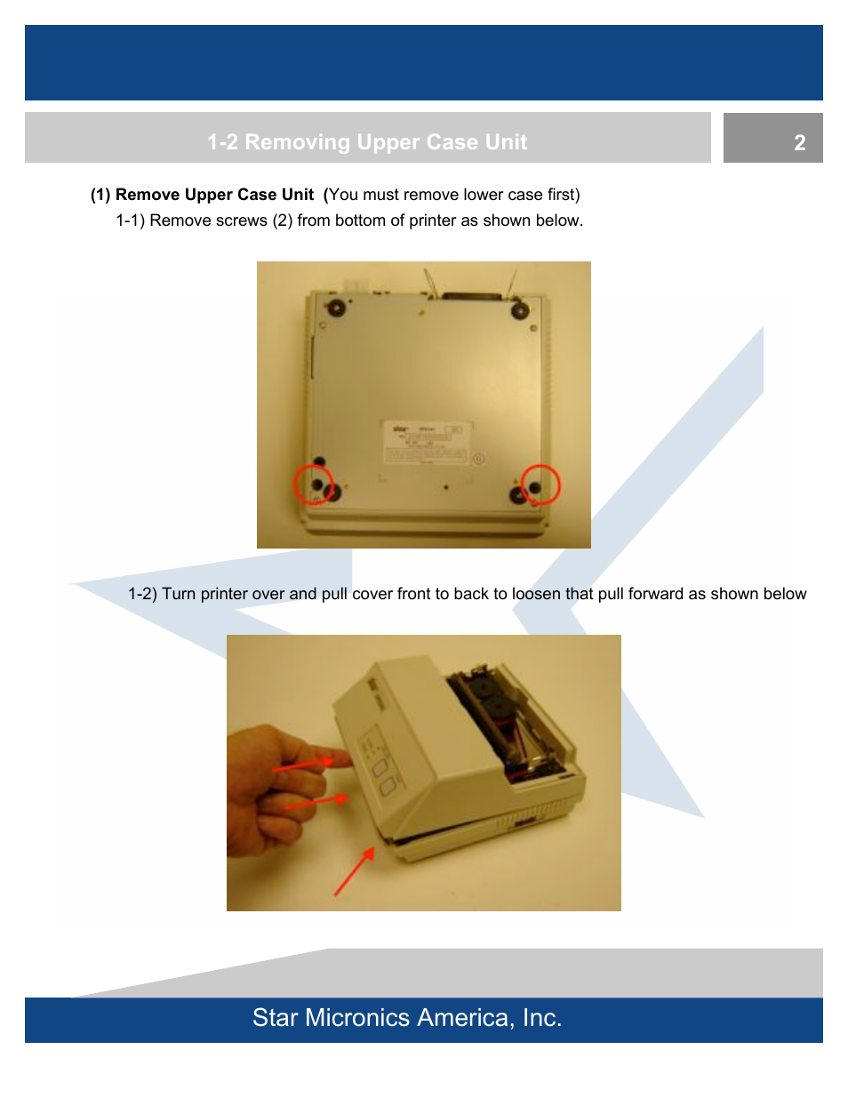 Star micronics america, inc | Rice Lake Star DP8340 Dot Matrix - Service Manual User Manual | Page 6 / 21