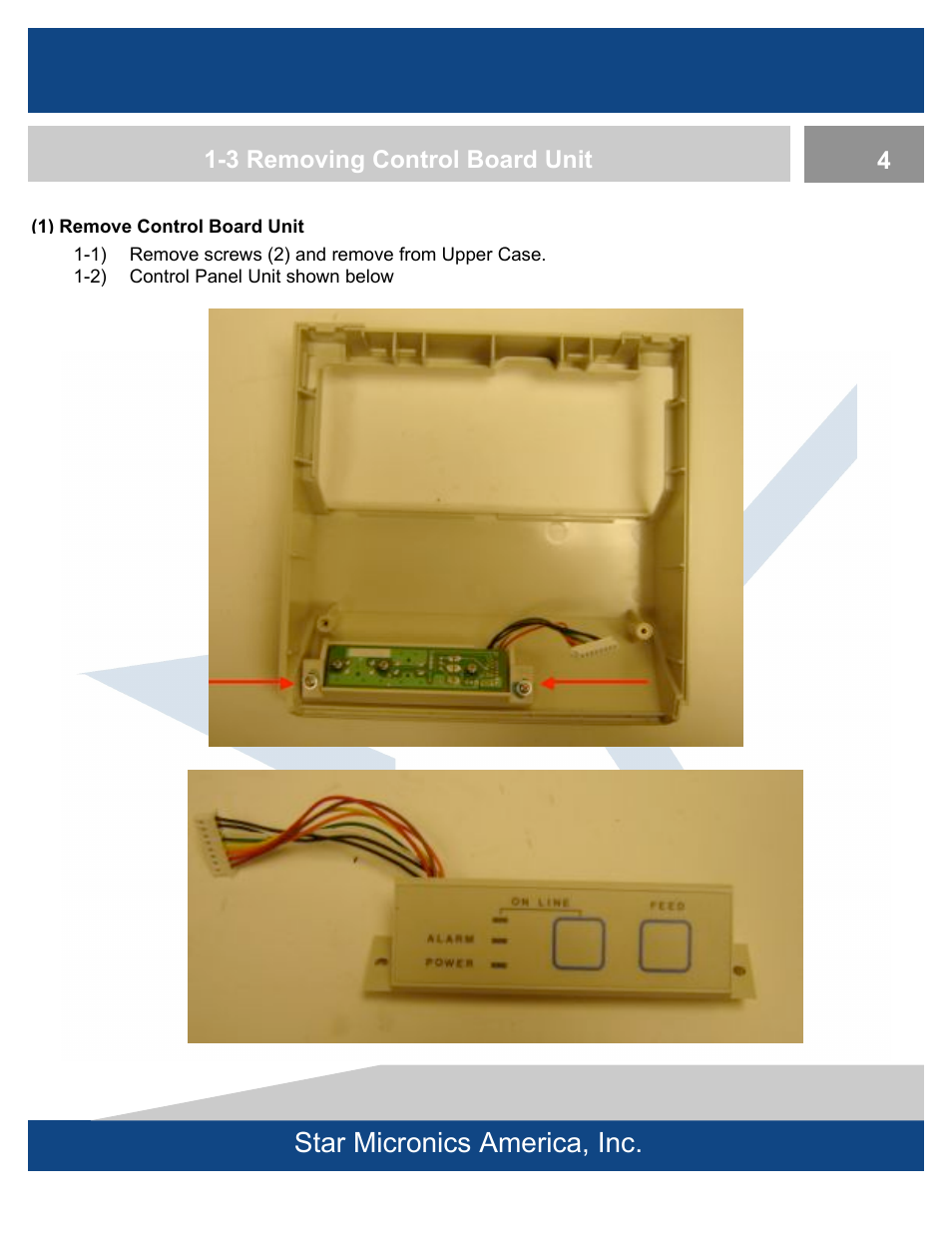 Star micronics america, inc | Rice Lake Star DP8340 Dot Matrix - Service Manual User Manual | Page 8 / 21