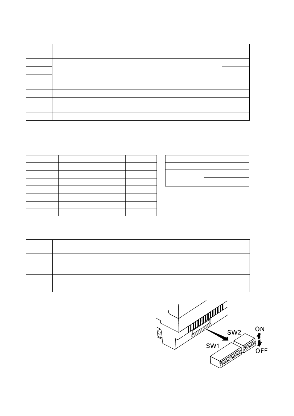 3. setting of the dip switches, 3-1. dip-sw 1, 3-2. dip-sw 2 | Rice Lake Star DP8340 Dot Matrix - User Manual User Manual | Page 34 / 56