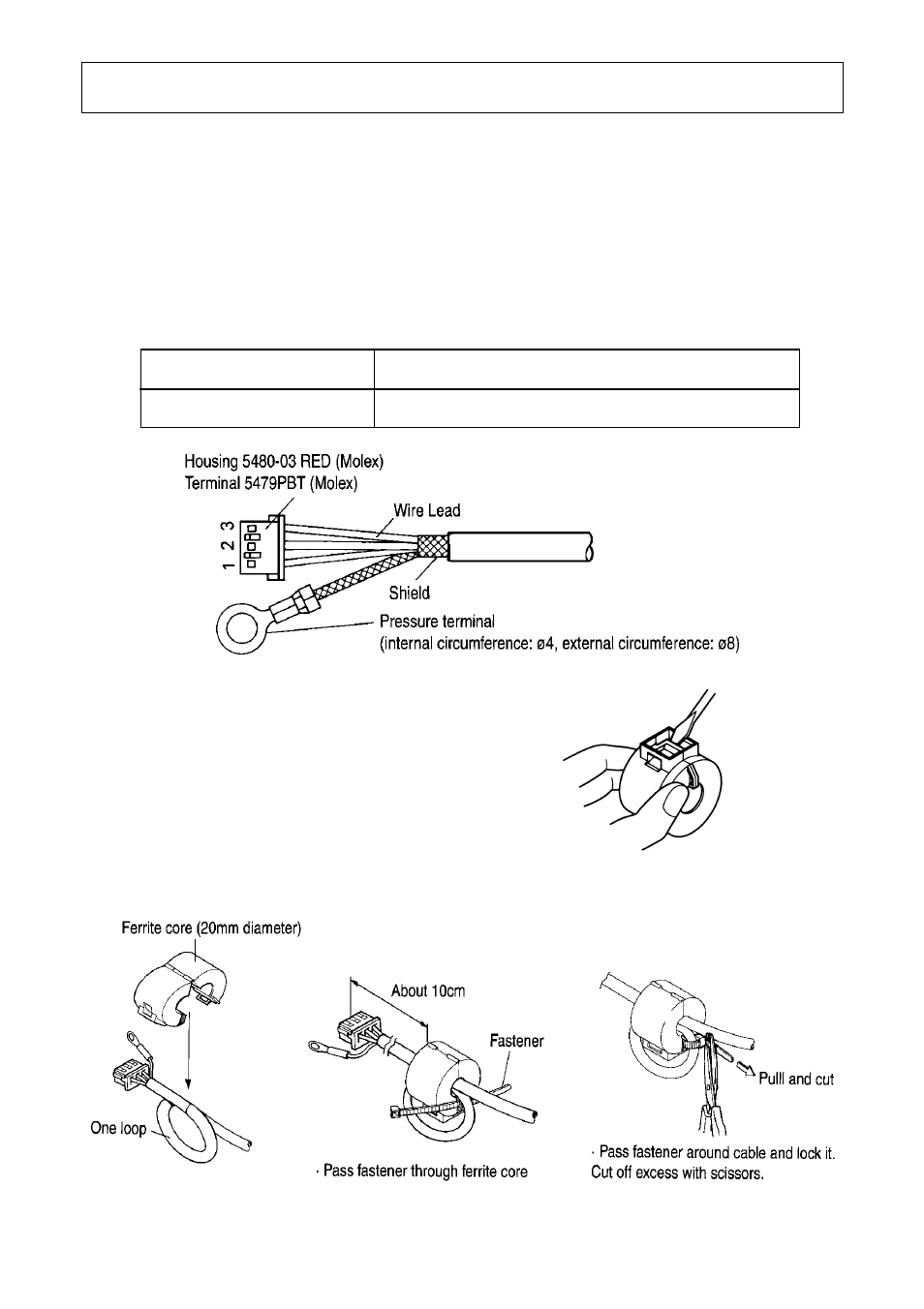 Ferrite core installation ( eu only ) | Rice Lake Star DP8340 Dot Matrix - User Manual User Manual | Page 54 / 56