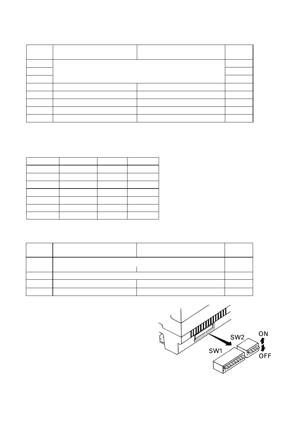 3. setting of the dip switches, 3-1. dip-sw 1, 3-2. dip-sw 2 | Rice Lake Star DP8340R Dot Matrix - User Manual User Manual | Page 36 / 52