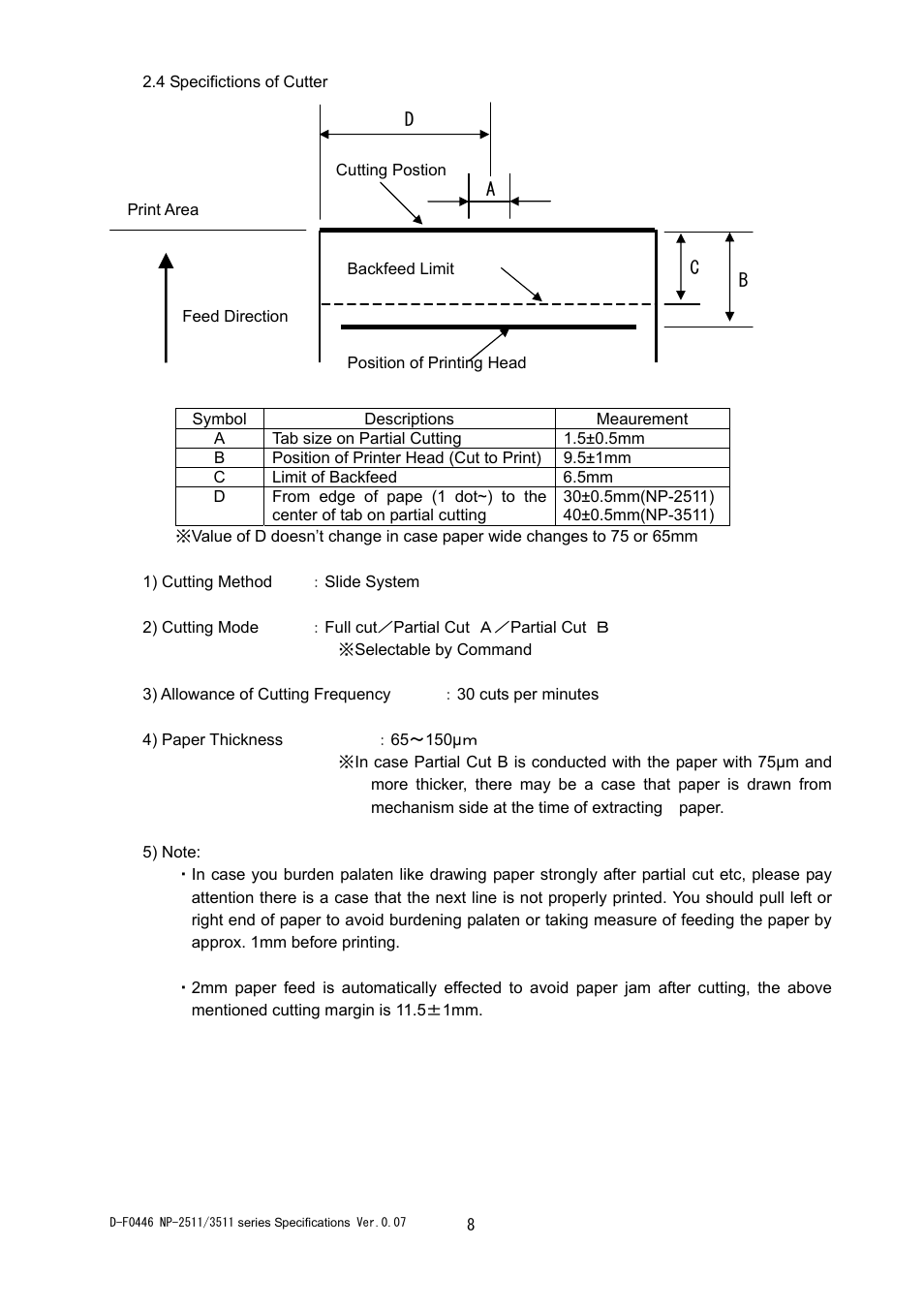 Rice Lake Star NP-2511 Thermal Kiosk Printer User Manual | Page 14 / 65