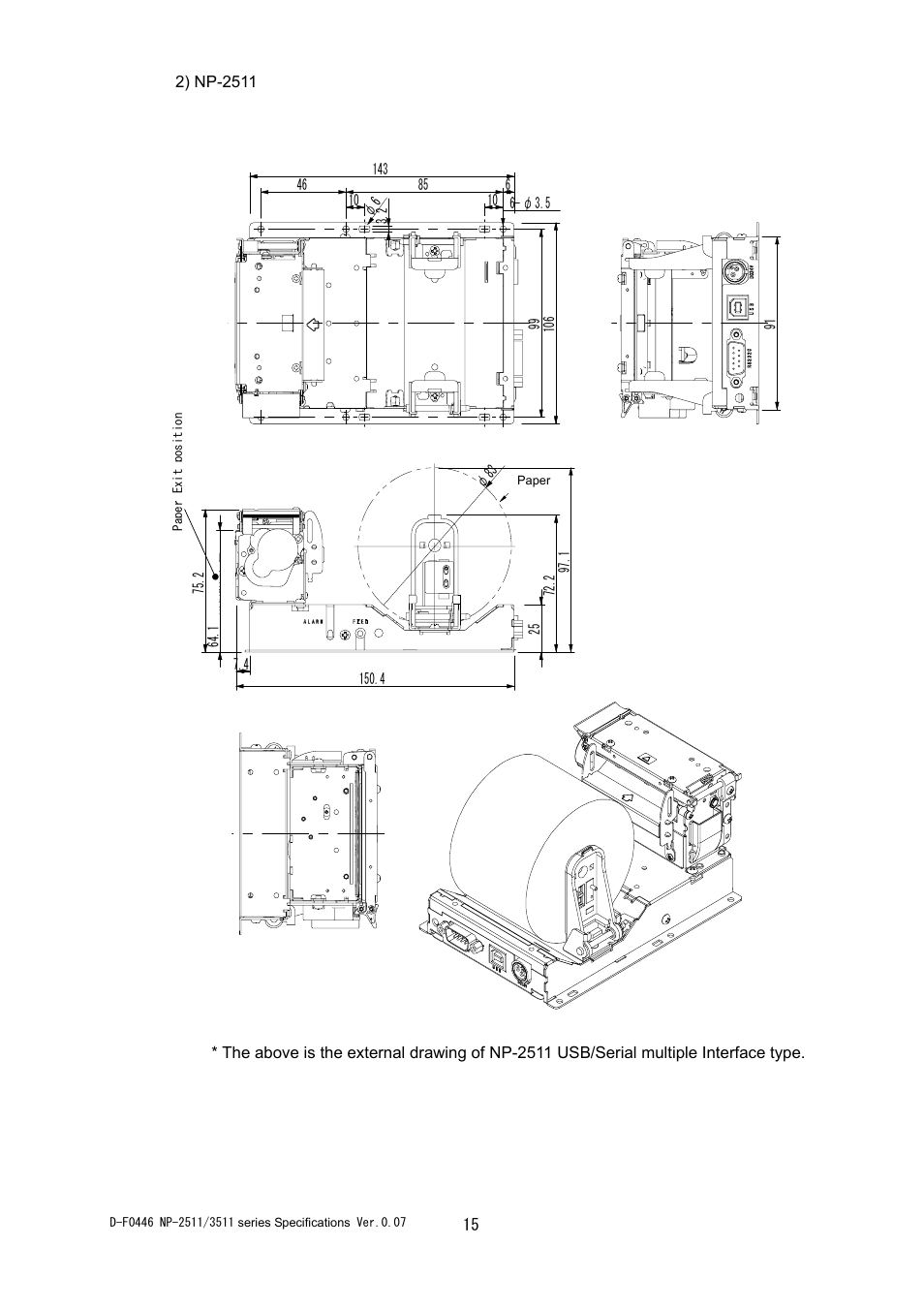 Rice Lake Star NP-2511 Thermal Kiosk Printer User Manual | Page 21 / 65