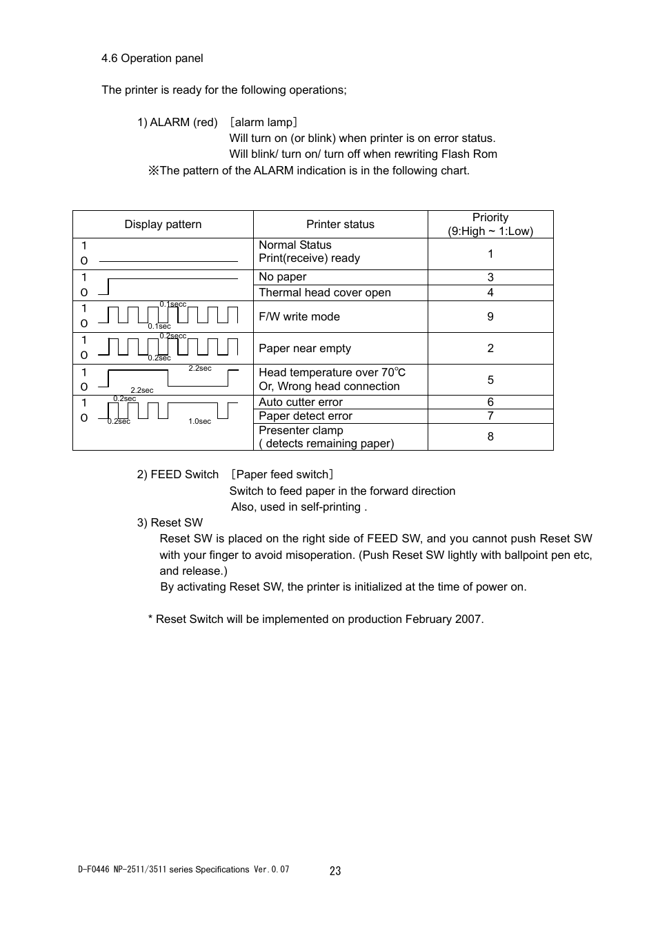 Rice Lake Star NP-2511 Thermal Kiosk Printer User Manual | Page 29 / 65