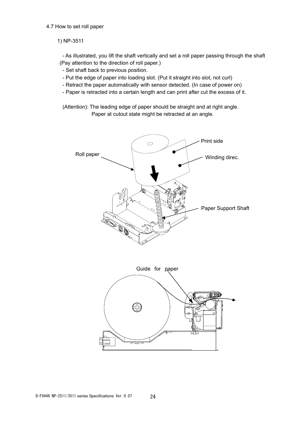 Rice Lake Star NP-2511 Thermal Kiosk Printer User Manual | Page 30 / 65