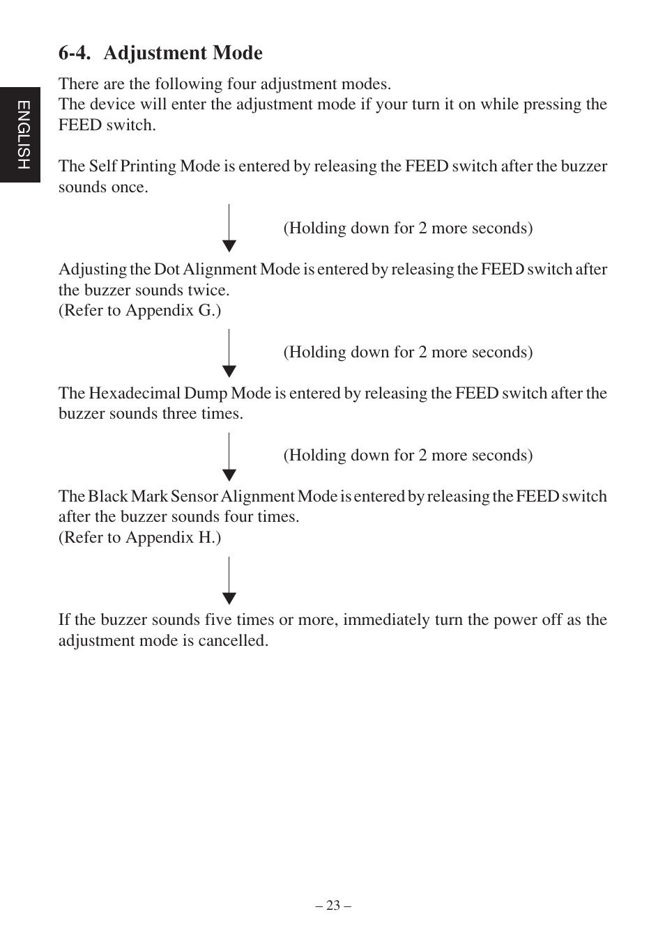 4. adjustment mode | Rice Lake Star SP700 User Manual | Page 26 / 124