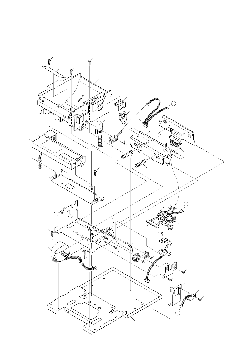 2. printer mechanism, 2-1. disassembly drawing, A. auto cutter type | Rice Lake Star TSP-600 - Technical Manual User Manual | Page 19 / 40