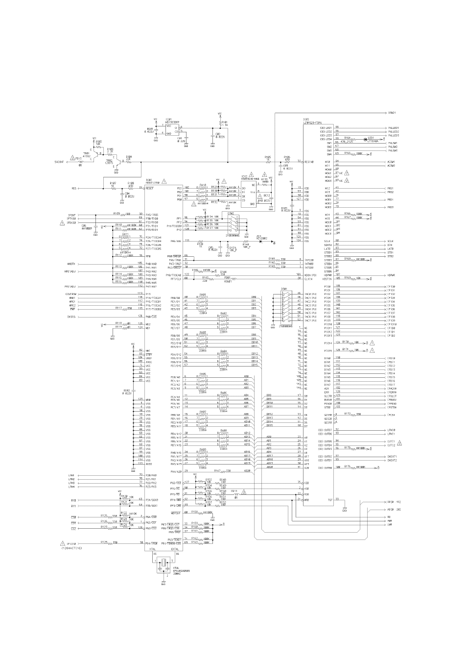 5. main logic board, 5-1. circuit diagram | Rice Lake Star TSP-600 - Technical Manual User Manual | Page 24 / 40