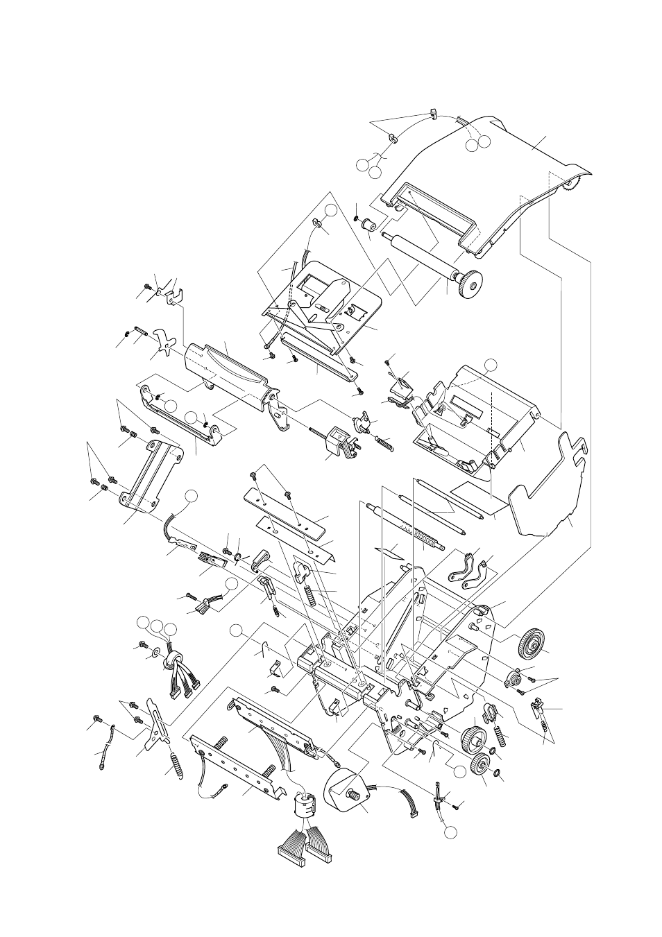 2. printer mechanism, 2-1. disassembly drawing | Rice Lake Star TSP-700 - Technical Manual User Manual | Page 20 / 43