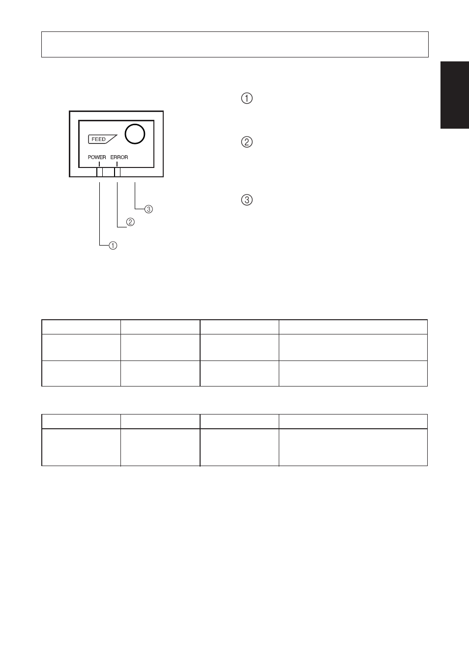 Control panel and other functions, 1. control panel, 2. errors | Rice Lake Star TSP-700 - User Manual User Manual | Page 13 / 99