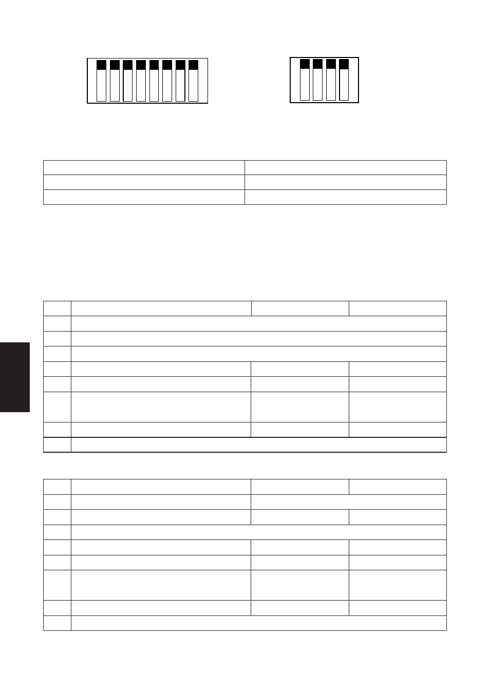 B-1. parallel interface type, Dip-sw 1, 2) esc/pos mode | Rice Lake Star TSP-700 - User Manual User Manual | Page 88 / 99