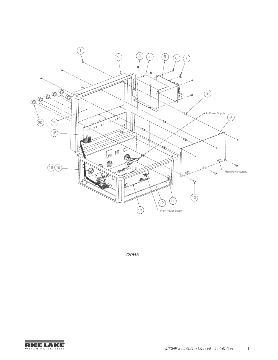 5 an, See figure 2-5 11 | Rice Lake SURVIVOR 420HE Hostile Environment - Installation Manual User Manual | Page 15 / 56