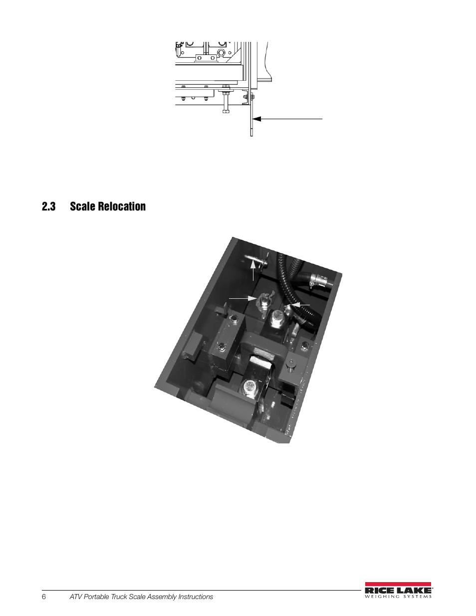 3 scale relocation, See figure 2-8 | Rice Lake SURVIVOR ATV User Manual | Page 10 / 24