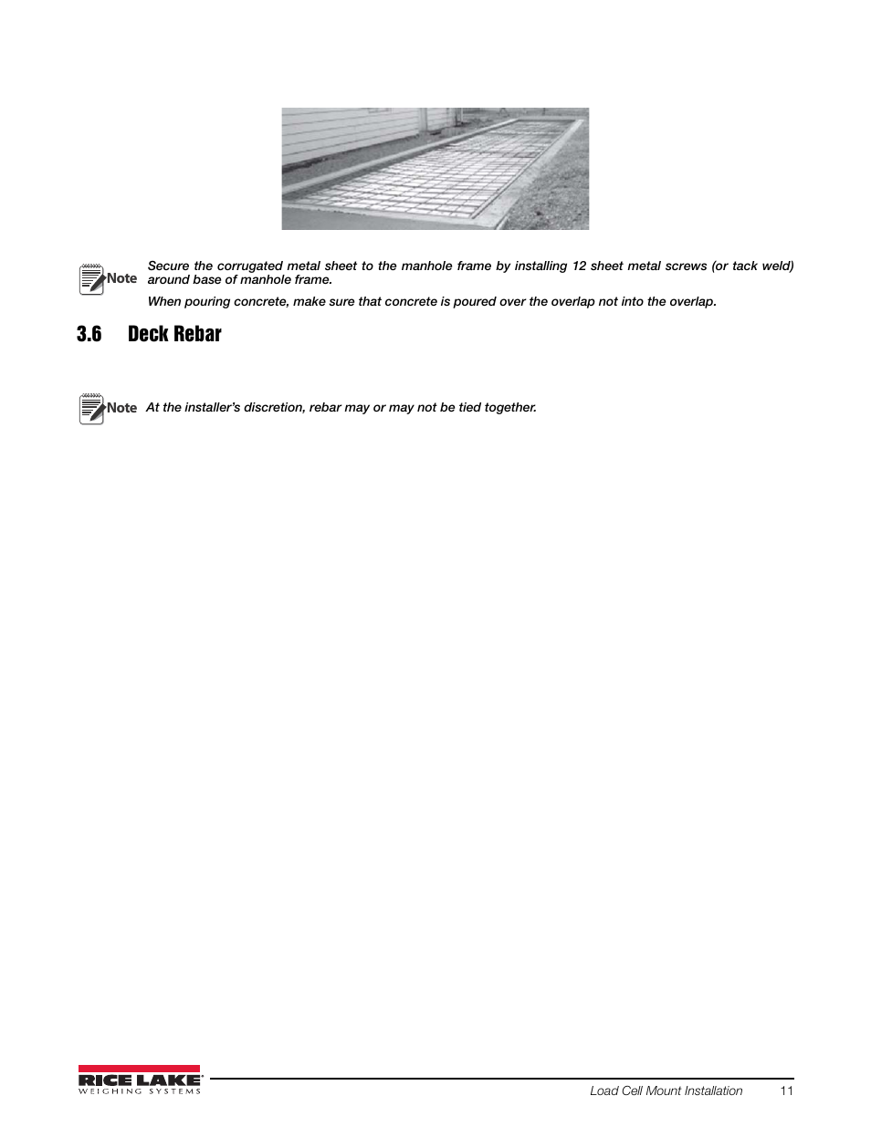 6 deck rebar | Rice Lake SURVIVOR PT Series User Manual | Page 15 / 32