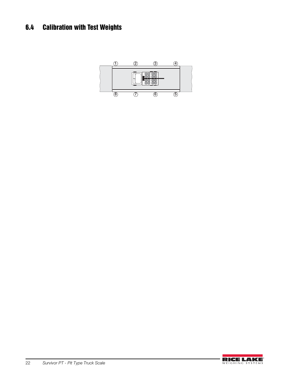 4 calibration with test weights | Rice Lake SURVIVOR PT Series User Manual | Page 26 / 32