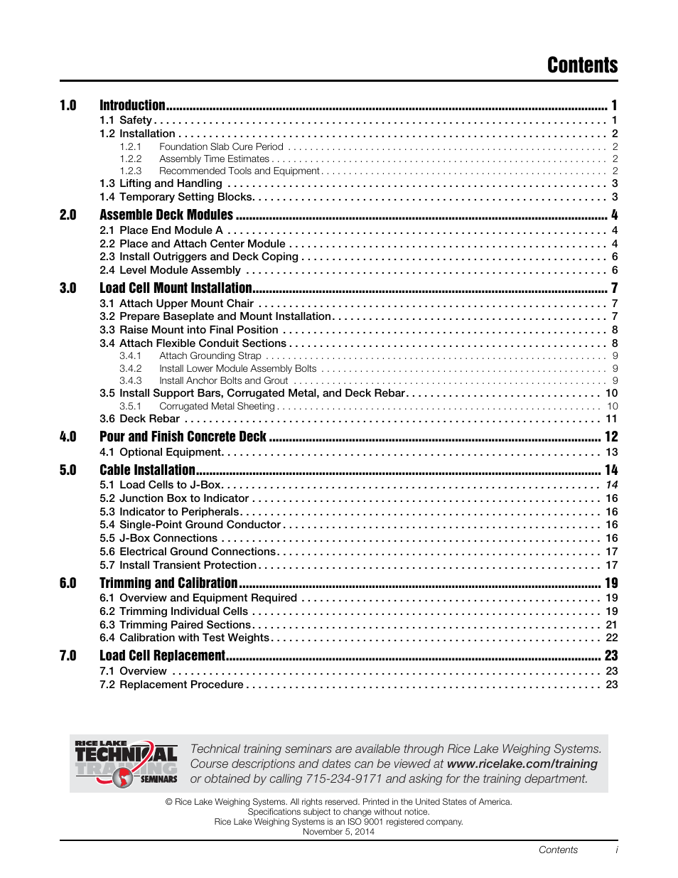 Rice Lake SURVIVOR PT Series User Manual | Page 3 / 32