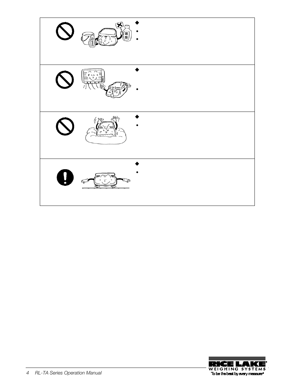 Rice Lake TA Series, Rice Lake Weighing Systems User Manual | Page 8 / 88