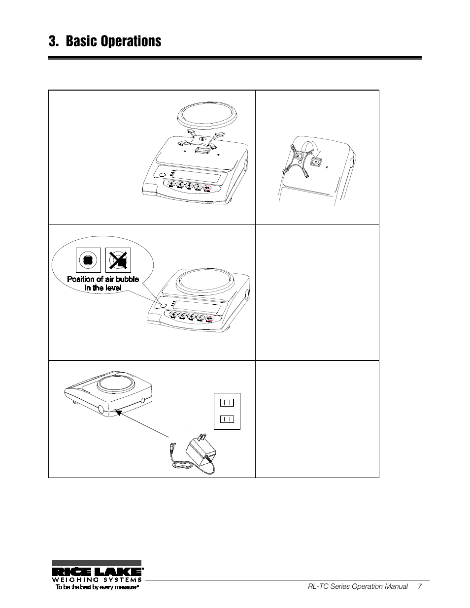 Basic operations, 1 installation | Rice Lake TC Series, Rice Lake Weighing Systems - Operation Manual User Manual | Page 12 / 42