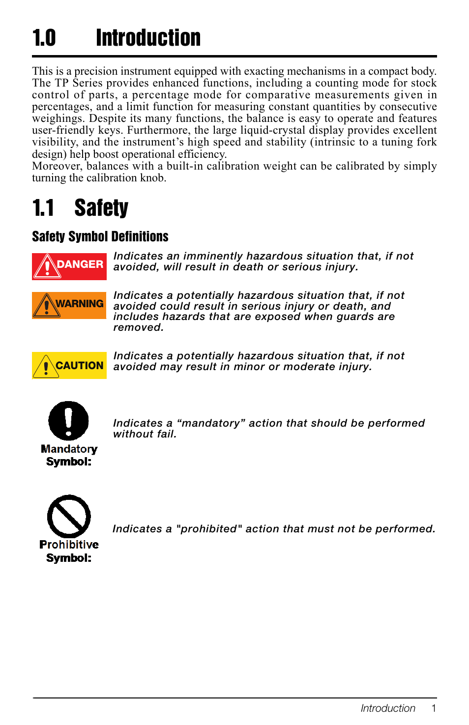 0 introduction, 1 safety, Introduction | Rice Lake TP Series, Rice Lake Weighing Systems - Software Development Kit User Manual | Page 5 / 20