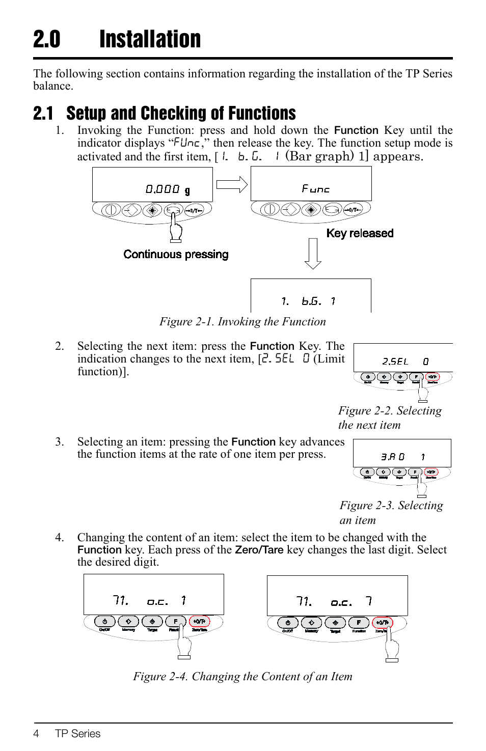 0 installation, 1 setup and checking of functions, Installation | Rice Lake TP Series, Rice Lake Weighing Systems - Software Development Kit User Manual | Page 8 / 20