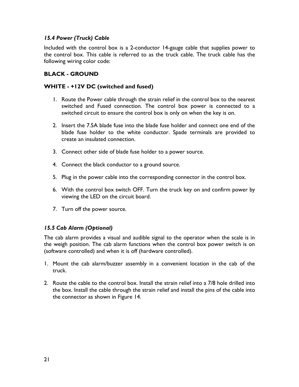 Rice Lake TradeRoute HL Series - Low Profile Installation and Setup for Models from 2011 and Older 128406 User Manual | Page 24 / 48