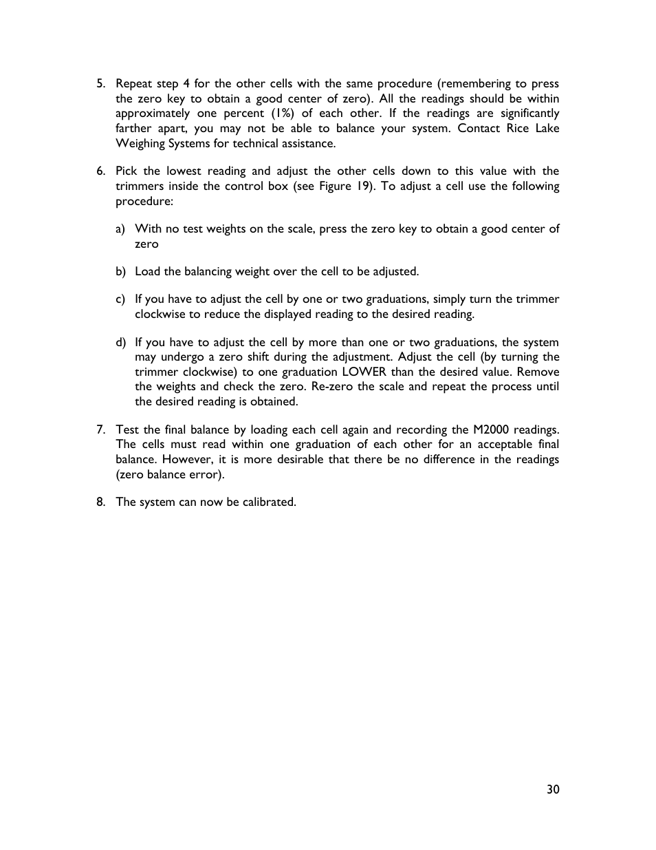 Rice Lake TradeRoute HL Series - Low Profile Installation and Setup for Models from 2011 and Older 128406 User Manual | Page 33 / 48