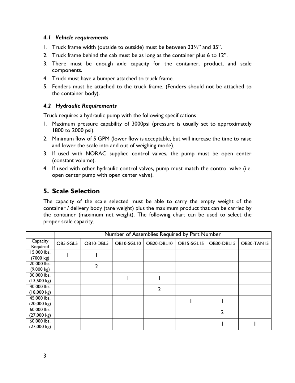 Scale selection | Rice Lake TradeRoute HL Series - Low Profile Installation and Setup for Models from 2011 and Older 128406 User Manual | Page 6 / 48