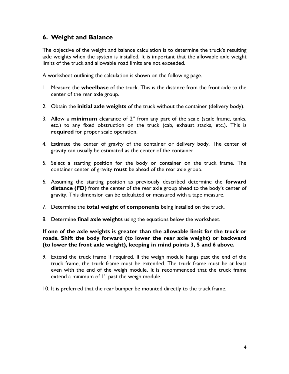 Rice Lake TradeRoute HL Series - Low Profile Installation and Setup for Models from 2011 and Older 128406 User Manual | Page 7 / 48