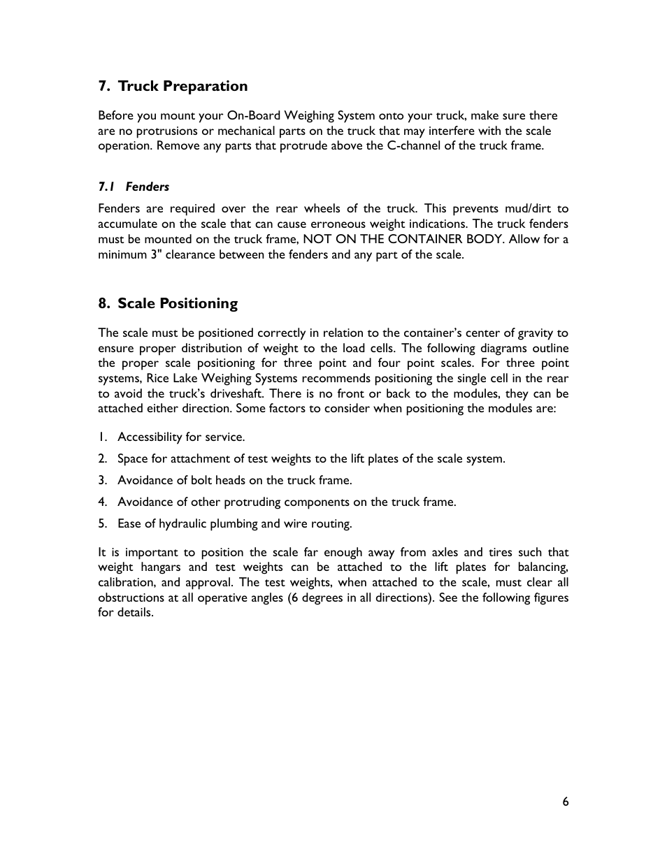 Rice Lake TradeRoute HL Series - Low Profile Installation and Setup for Models from 2011 and Older 128406 User Manual | Page 9 / 48