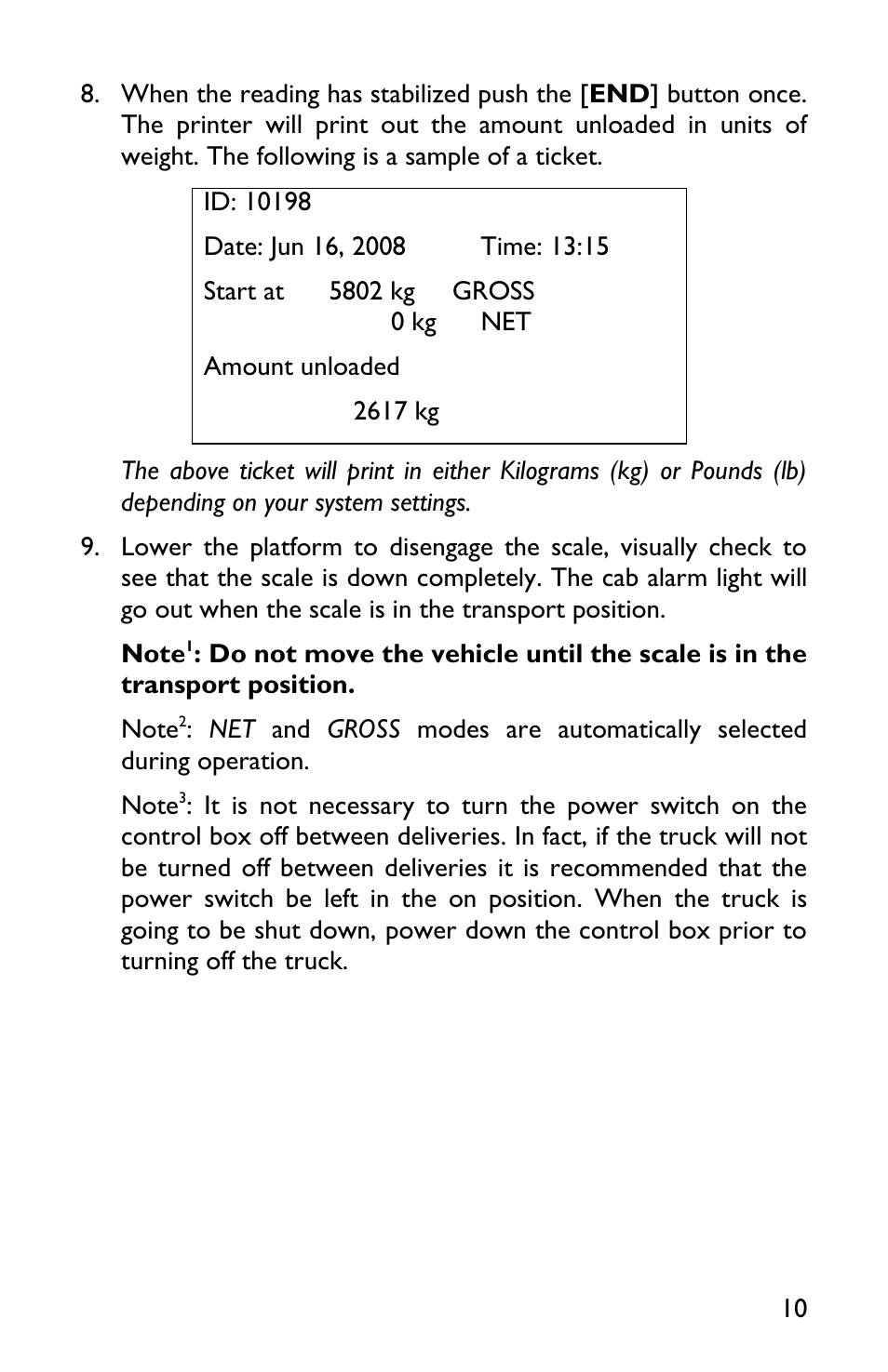 Rice Lake TradeRoute HL Series - Low Profile Operators Manual for Models from 2011 and Older 127465 User Manual | Page 13 / 44