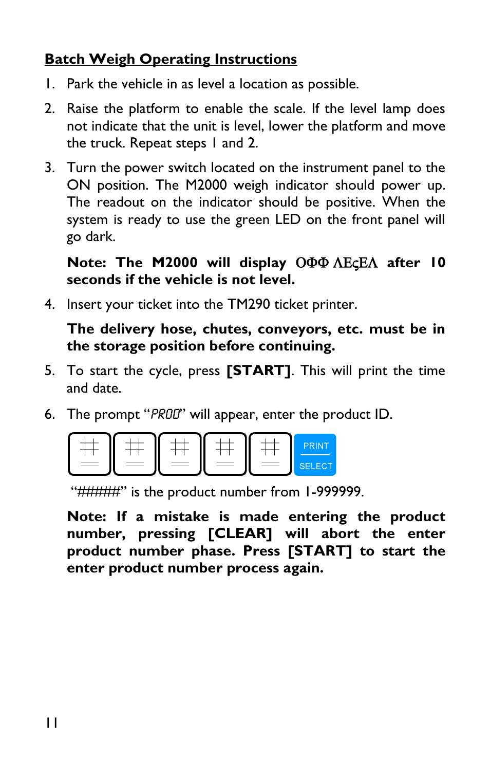 Batch weigh operating instructions | Rice Lake TradeRoute HL Series - Low Profile Operators Manual for Models from 2011 and Older 127465 User Manual | Page 14 / 44