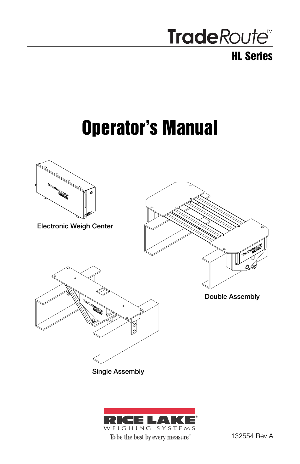 Rice Lake TradeRoute HL Series - Operation Manual (Legal-for-Trade) User Manual | 48 pages