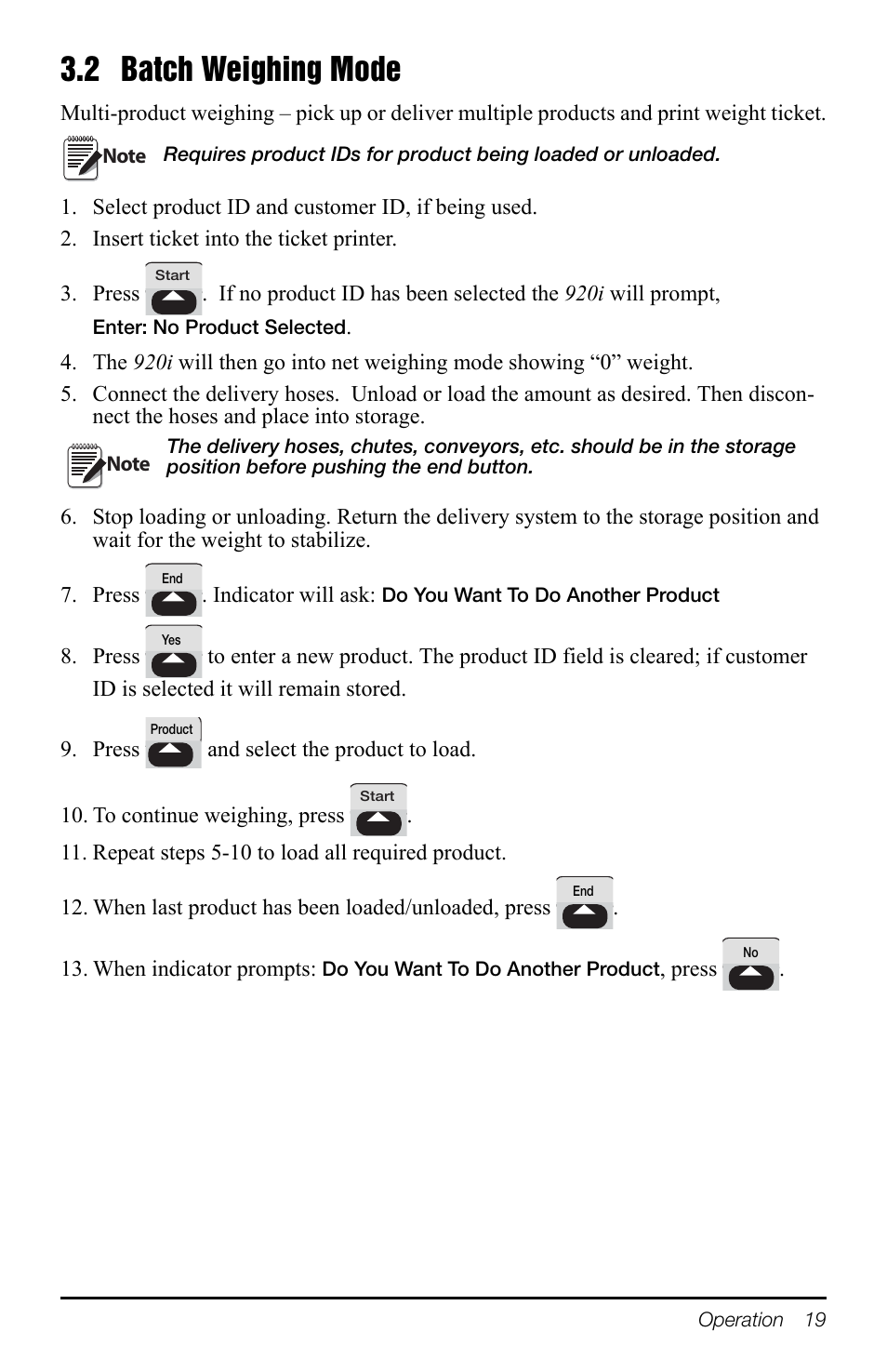 2 batch weighing mode | Rice Lake TradeRoute HL Series - Operation Manual (Legal-for-Trade) User Manual | Page 23 / 48