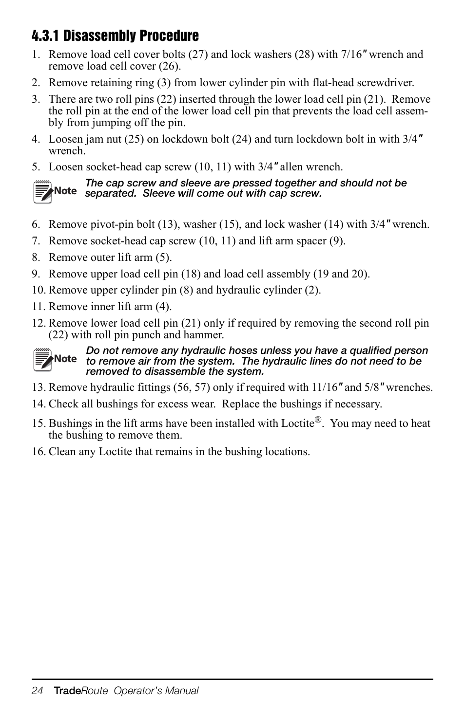 1 disassembly procedure | Rice Lake TradeRoute HL Series - Operation Manual (Legal-for-Trade) User Manual | Page 28 / 48