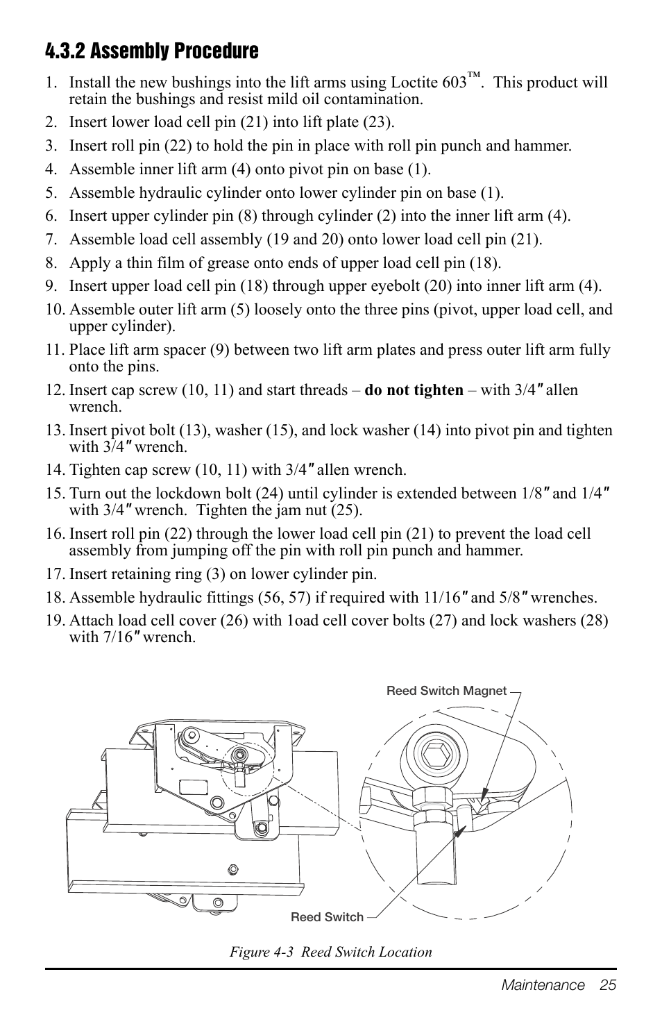 2 assembly procedure | Rice Lake TradeRoute HL Series - Operation Manual (Legal-for-Trade) User Manual | Page 29 / 48