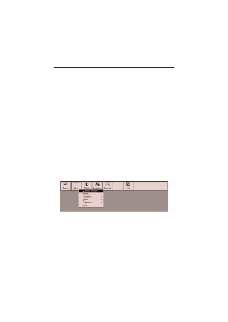 Setting up transact—administration, Setting up customer accounts | Rice Lake TransAct 1.0 User Manual | Page 39 / 149