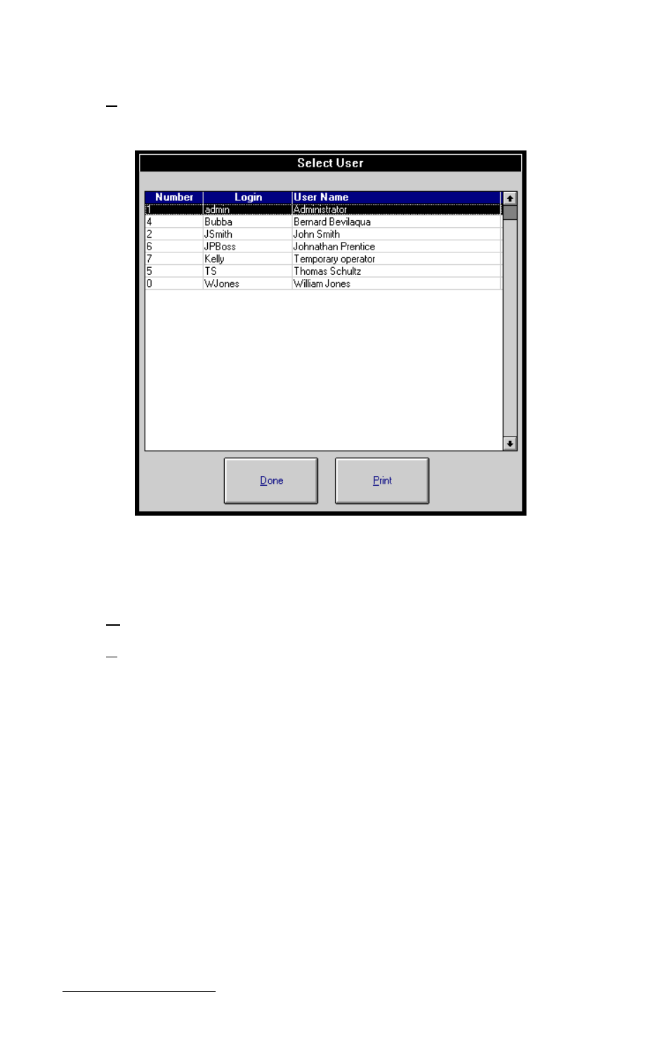 3 viewing valid user list, 4 operator login directions | Rice Lake TransAct 2.0 User Manual | Page 17 / 141