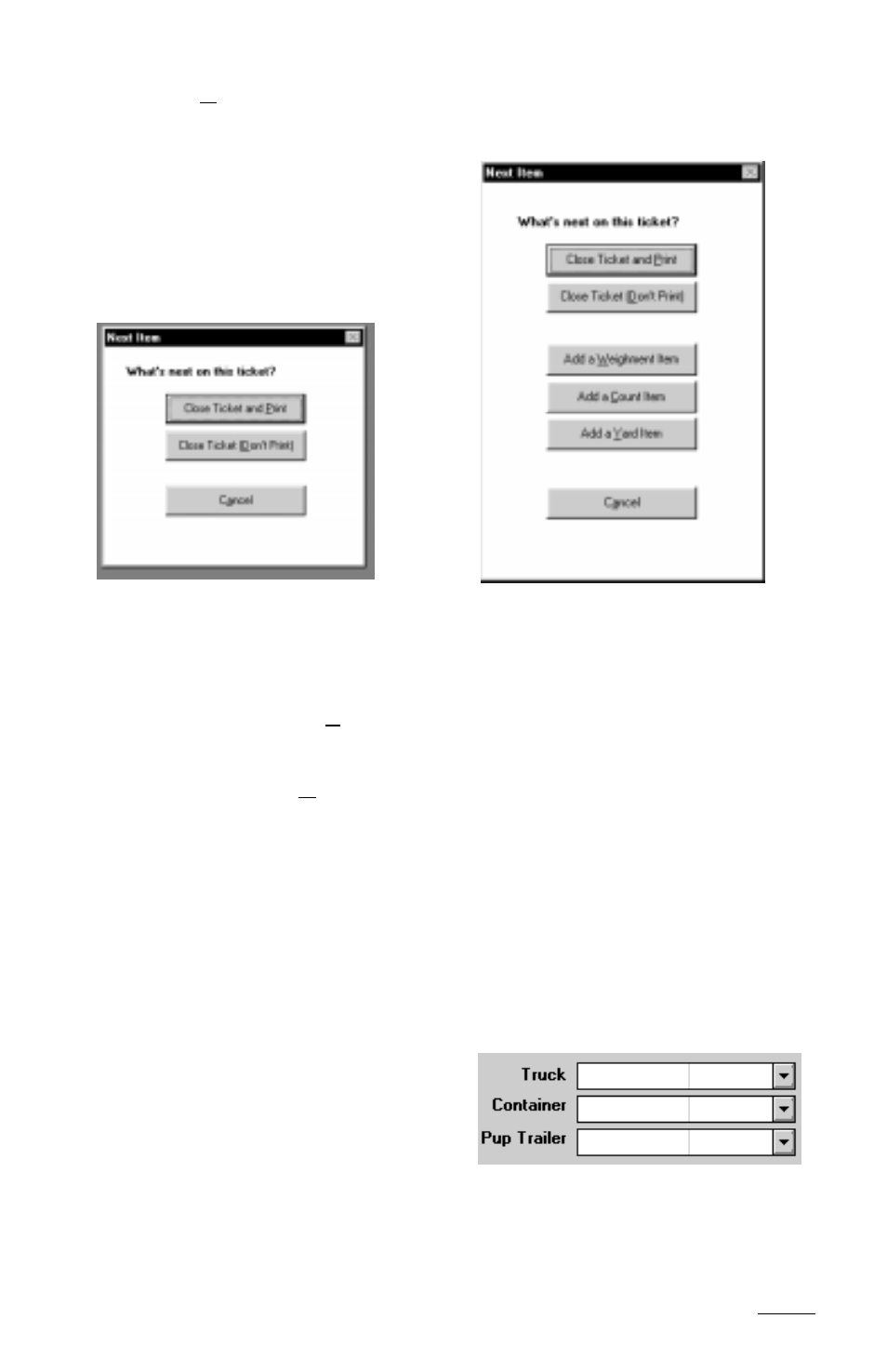 3 transactions with tare weights | Rice Lake TransAct 2.0 User Manual | Page 72 / 141