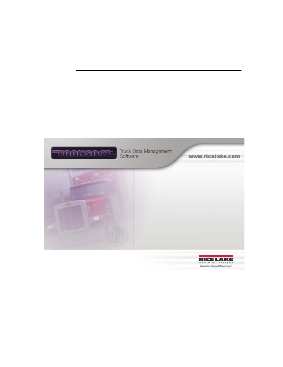 Rice Lake TransAct 5.0 - Installation & Operation Manual User Manual | 318 pages