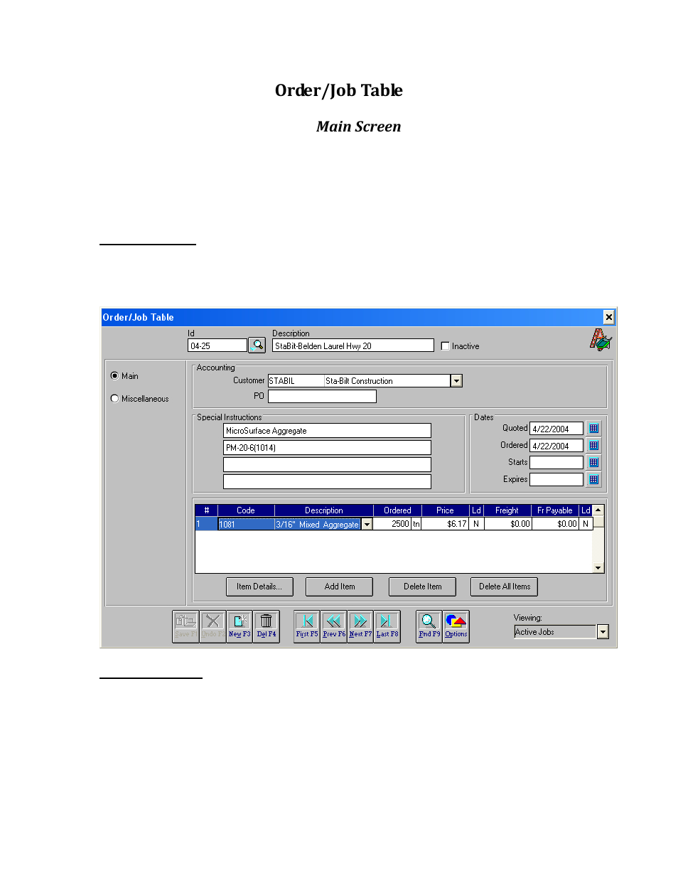 Order/job table | Rice Lake TransAct 5.0 - Installation & Operation Manual User Manual | Page 117 / 318