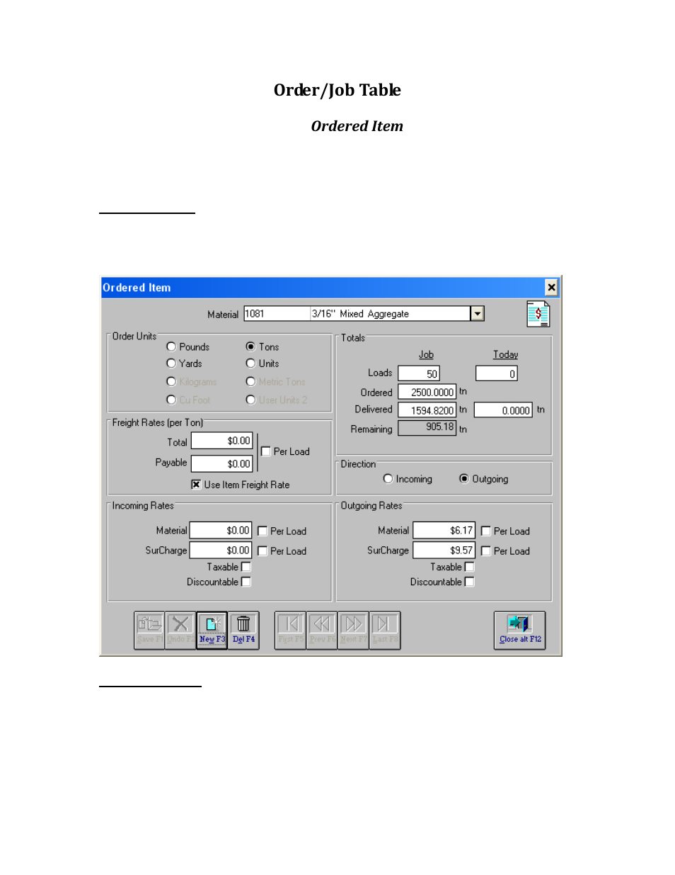 Order/job table | Rice Lake TransAct 5.0 - Installation & Operation Manual User Manual | Page 123 / 318