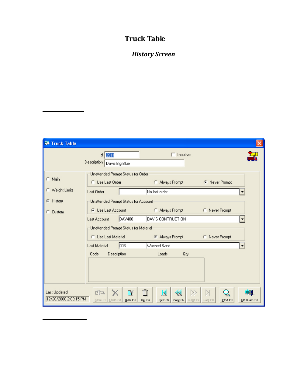 Truck table | Rice Lake TransAct 5.0 - Installation & Operation Manual User Manual | Page 127 / 318