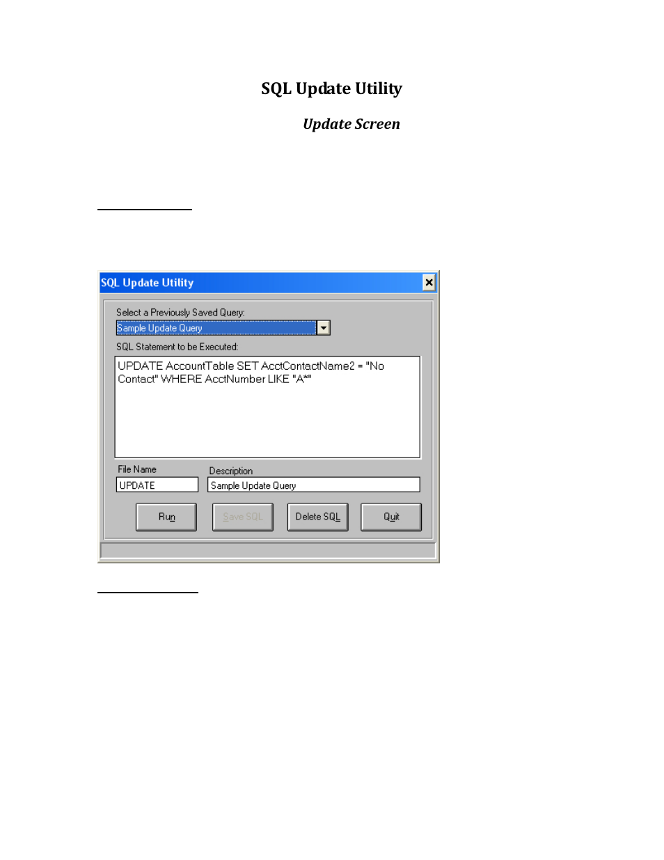 Sql update utility | Rice Lake TransAct 5.0 - Installation & Operation Manual User Manual | Page 172 / 318