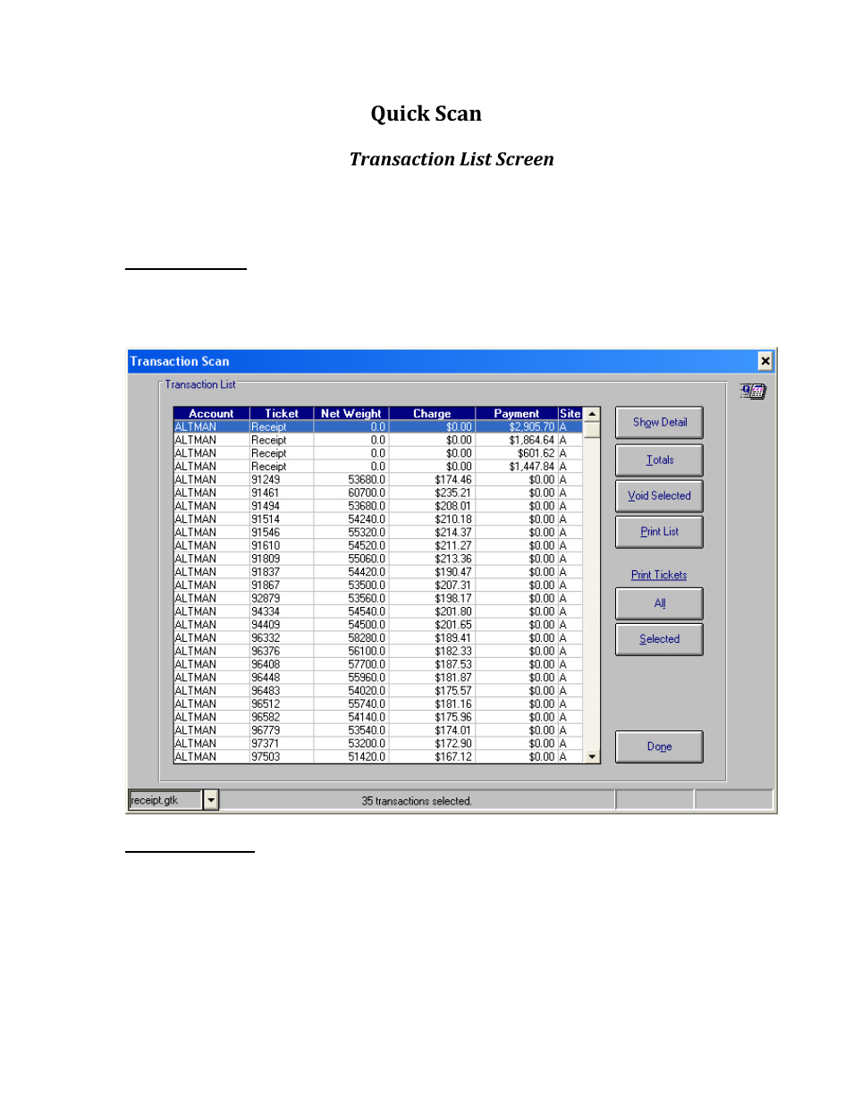 Quick scan | Rice Lake TransAct 5.0 - Installation & Operation Manual User Manual | Page 258 / 318