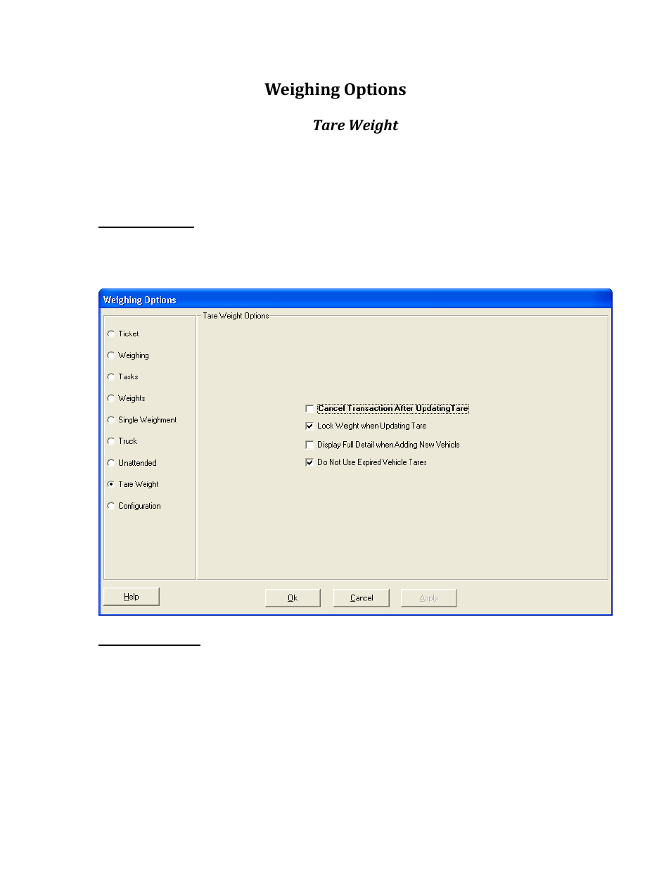 Weighing options | Rice Lake TransAct 5.0 - Installation & Operation Manual User Manual | Page 285 / 318