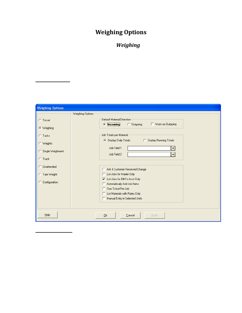 Weighing options | Rice Lake TransAct 5.0 - Installation & Operation Manual User Manual | Page 299 / 318