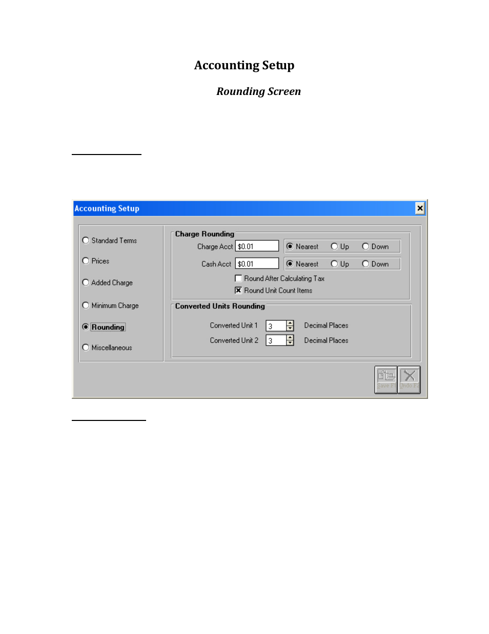 Accounting setup | Rice Lake TransAct 5.0 - Installation & Operation Manual User Manual | Page 48 / 318