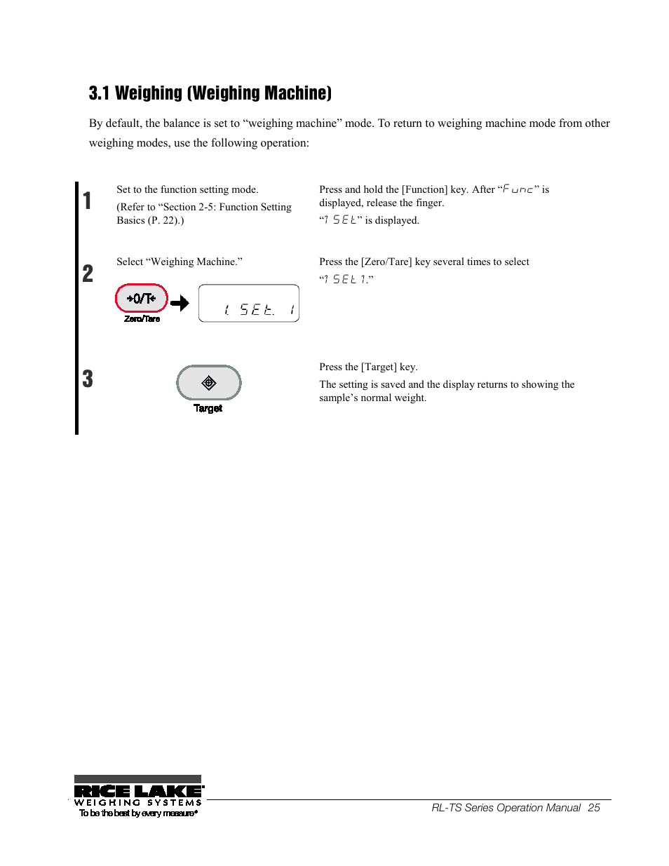 13b3.1 weighing (weighing machine), 13b 3.1, Weighing (weighing machine) | 1 weighing (weighing machine) | Rice Lake TS Series, Rice Lake Weighing Systems - Operation Manual User Manual | Page 29 / 104