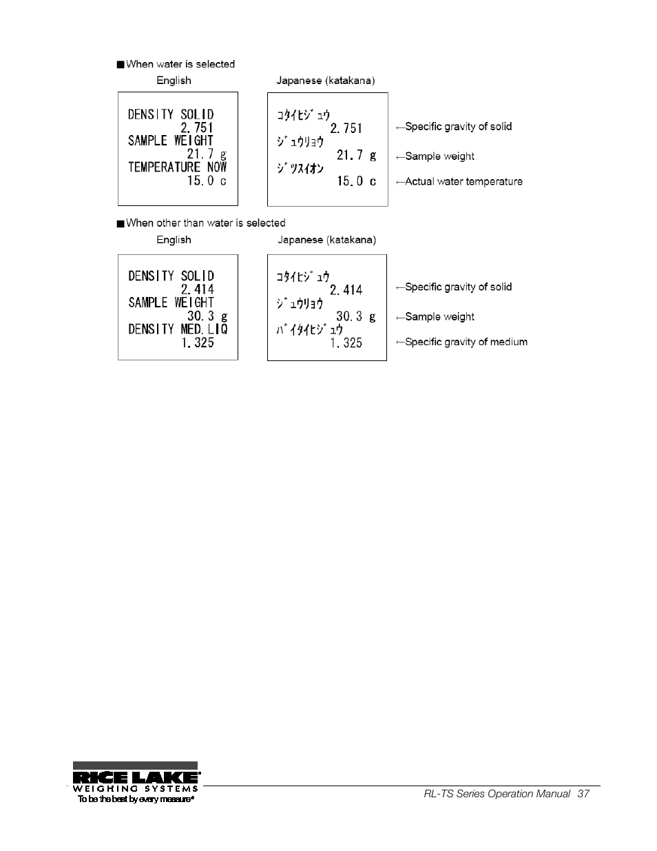 Rice Lake TS Series, Rice Lake Weighing Systems - Operation Manual User Manual | Page 41 / 104