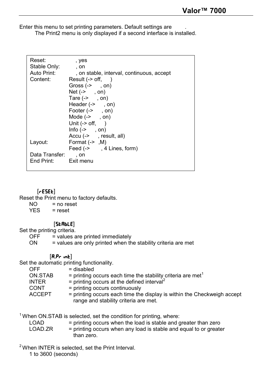 Series | Rice Lake Valor 7000, Ohaus - Instruction Manual User Manual | Page 20 / 40